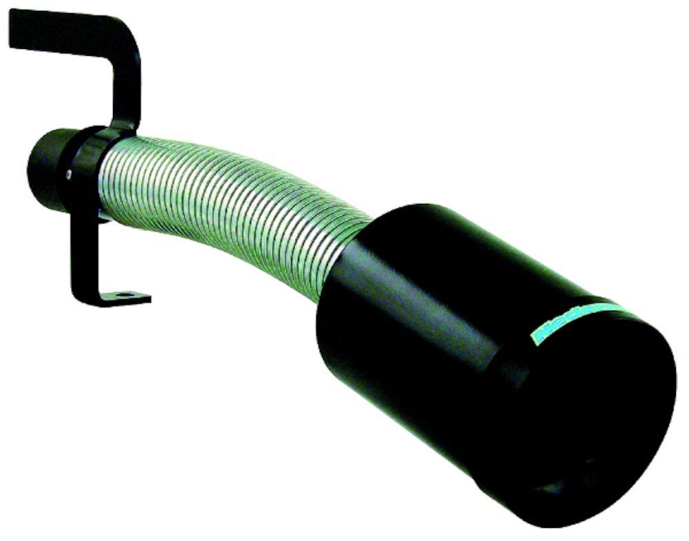 průtok vzduchu 250 m3 / h, sací průměr 105 mm