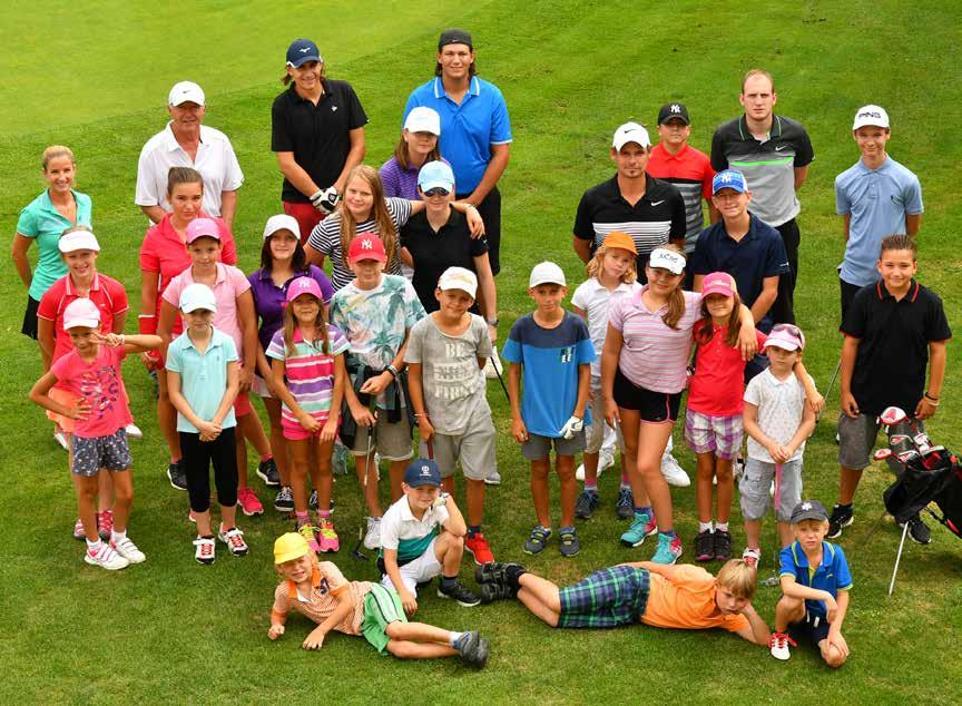 ERBIA FAMILY CLUB Golfový resort Bechyně přivítal malé golf isty z NGAC už
