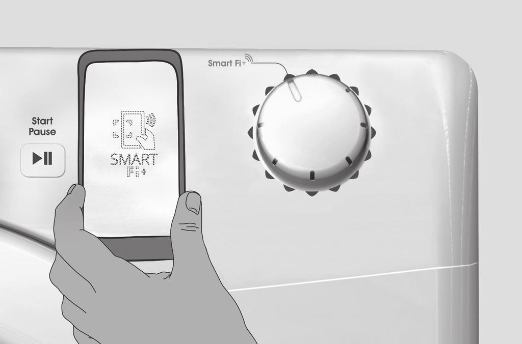 SMART Fi+ POZNÁMKY: Tento přístroj je vybaven SMART Fi+ technologií, která vám umožní přístroj ovládat na dálku přes aplikaci, a to díky funkci Wi-Fi.