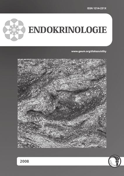 Kazuistiky v diabetologii Endokrinologie 3/2008 Brunerová, L., Sotorník, R. Primární hyperparatyreóza manifestovaná desetiletou anamnézou vředové choroby gastroduodenální.