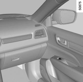 ELEKTRICKÉ OVLÁDÁNÍ OKEN (1/2) Bezpečnost spolujezdců Řidič může zakázat funkci ovládání oken u všech spolujezdců vpředu i vzadu, včetně svého okna, a to stisknutím spínače 2.