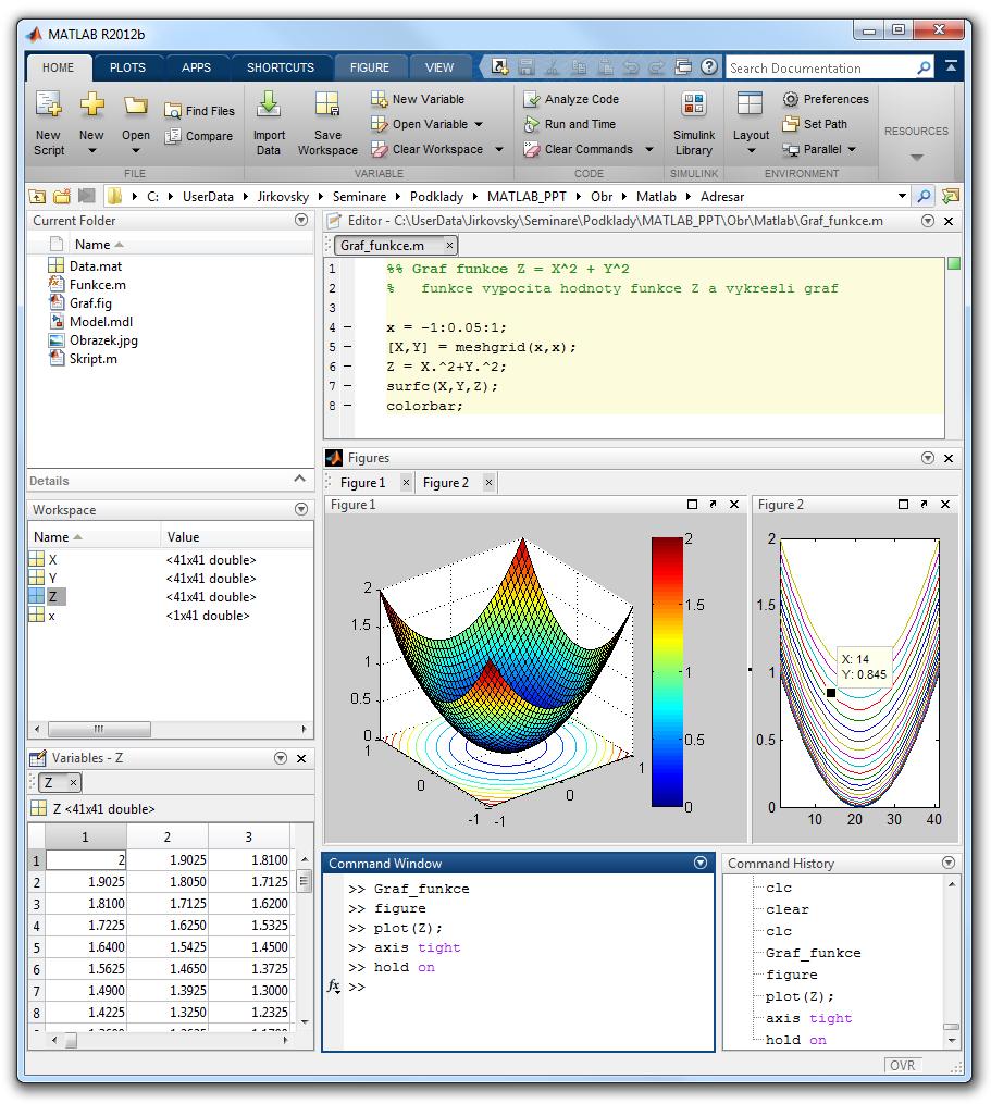 2 Co je MATLAB a Simulink MATLAB Inženýrský nástroj a interaktivní prostředí pro vědecké