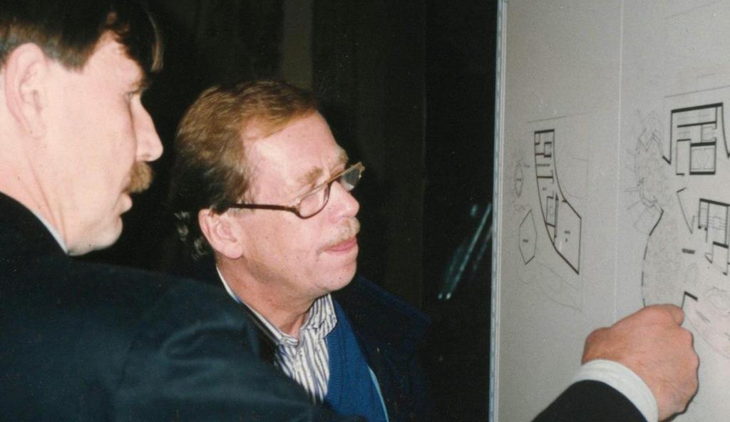 Prezident Havel u návrhu