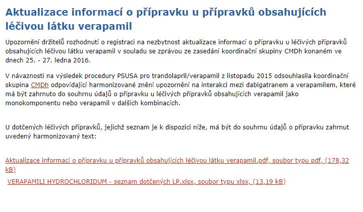 Příklad extrapolace z kombinace na monokomponentu: PSUSA pro