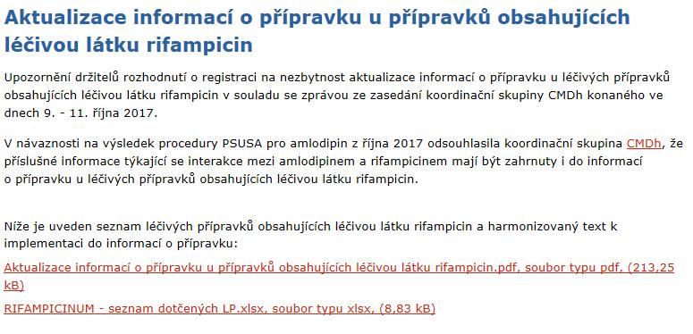 25 Příklad extrapolace z léčivé látky v PSUSA na léčivou látku,