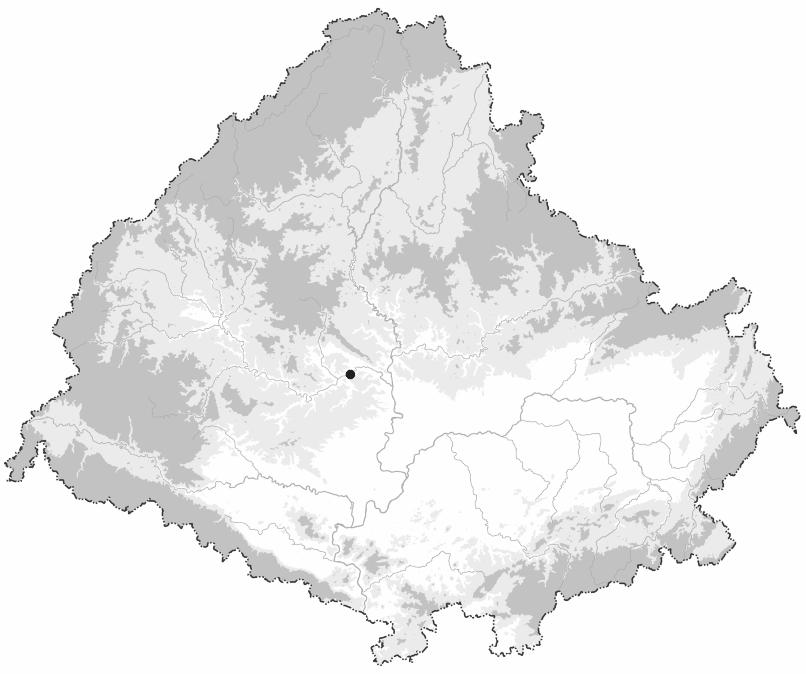 1 Místo nálezu leží zhruba tři čtvrtě kilometru severovýchodně od intravilánu obce nad levým břehem Berounky na malé zatravněné mýtině, rozkládající se v sousedství výrazné kóty 348 m n. m. (obr.