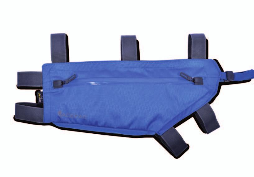 green blue grey black camo zip frame bag