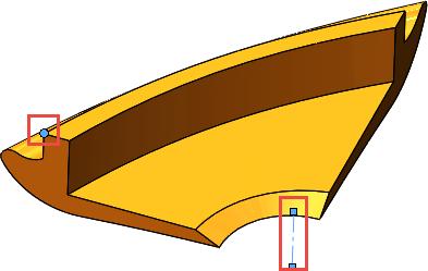 Skicování Odříznutí standardních těl BREP SOLIDWORKS pomocí lineárních a bodových entit Postup odříznutí standardních