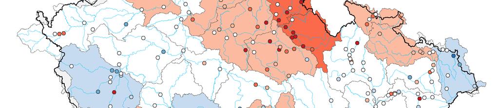 Jako mírné sucho jsou označeny stavy mírně podnormální s pravděpodobností překročení 75 85 %, jako silné sucho stavy silně podnormální s pravděpodobností překročení 85 95 % a jako mimořádné sucho