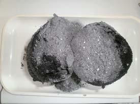 400 ml / 326,4 g do 1 hod -- 58 ml / 45 g do 3 min Rašelina (20 g) 66 ml / 51,21 g do 3 min Motorový olej (100 ml = 77,76 g) Textilní sorbent Meltblown (8 g) Had (120,5 g) - textilní sorbent 8 g +