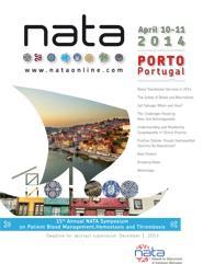 9th Annual NATA Symposium Lisbon, Portugal, April 3-4, 2008 17th Annual NATA Symposium Dublin, Ireland, April 14-15, 2016 8th