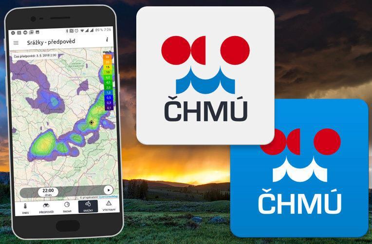 ČHMÚ+ určený odborněji založeným uživatelům hodnoty naměřené meteorologickými stanicemi