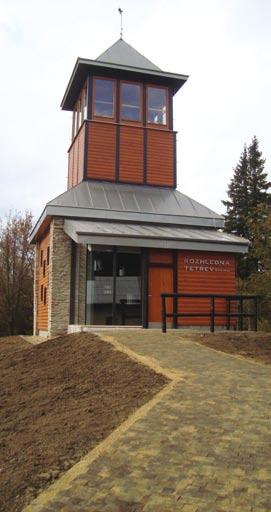 Přes Skalku k rozhledně na Velkém Polomu, centrum - za žel.