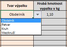 24. Obr. 24 Nápověda k zadávání Pomocí funkce KDYŽ jsou ve všech řádcích vymazány nulové hodnoty, aby byl vzorec vizuálně přehledný a nebyl matoucí pro zadavatele.