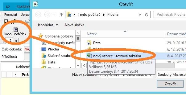 4.5.3 Export a import dat Jedním z dílčích úkolů této práce bylo také umožnění jednoduchého exportu dat z již vytvořeného softwaru ve formě MS Excel a následného importu těchto dat do informačního