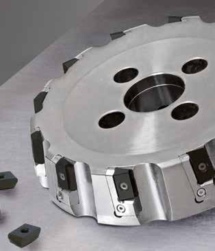 32 TĚŽKÉ TŘÍSKOVÉ OBRÁBĚNÍ \ ŘEŠENÍ CUTTING SOLUTIONS BY CERATIZIT Těžké frézování maximální stabilita a velká hloubka řezu Naše nástroje pro těžké frézování jsou přizpůsobeny přesně na míru