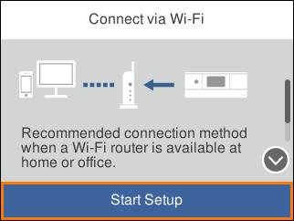 Základní informace o tiskárně Slouží k zobrazení stavu síťového připojení. Tiskárna není připojená do bezdrátové sítě (Wi-Fi).