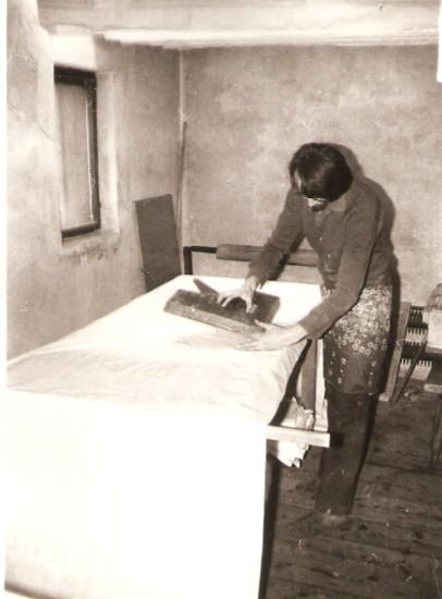 8. Tisk modrotisku rohovou formou,