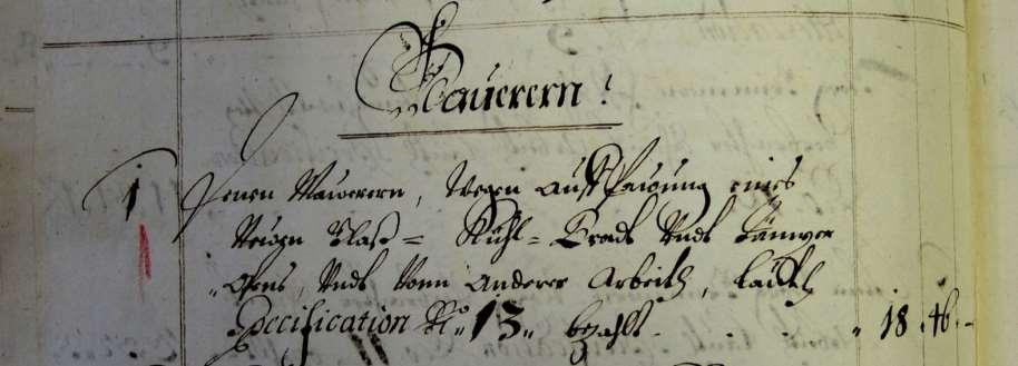 1675: přestavba hamers.