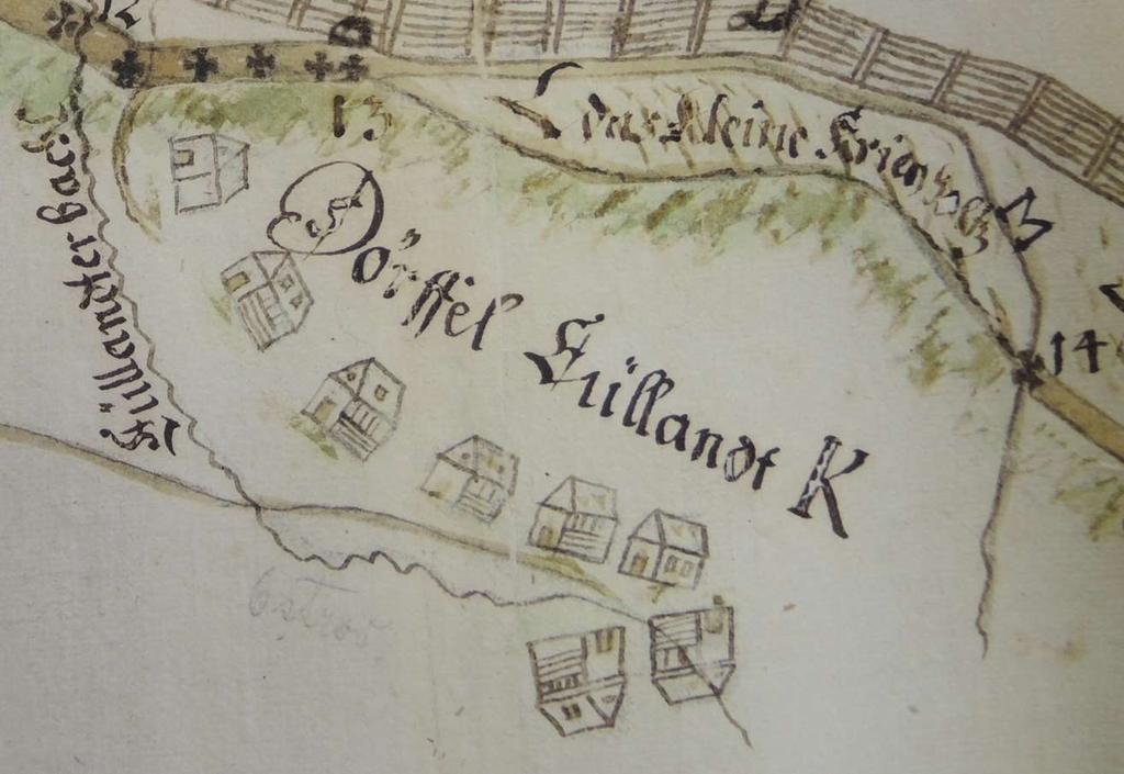 Ves Ostrov, mapa