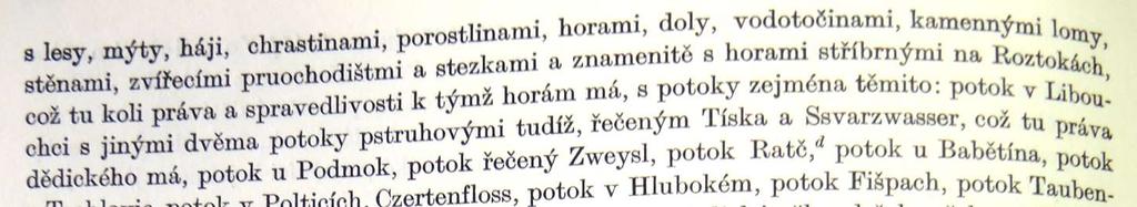 Prodej panství M.