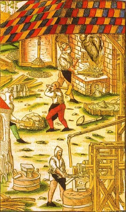 Ruda 1565: odměna Bartelu Rascherovi z Bynova za nález železné rudy u Schönsteinu 1591: poselné Christofu Rotbergerovi, který donesl rudu ze Schönsteinu 1657: hamernický mistr z Ostrova platil za