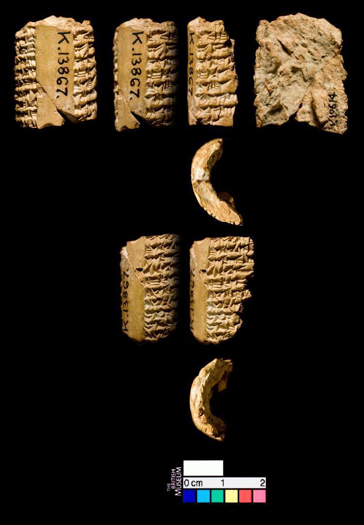 Příloha č. 3: Fragment eposu Enūma Eliš. 307 307 http://www.britishmuseum.