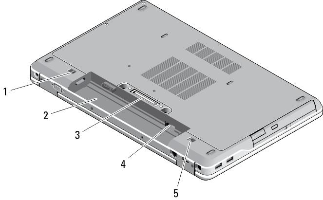 9. slot bezpečnostního kabelu 10. konektor HDMI 11. konektor USB 3.0 12. větrací otvory 13. pevný disk 14. slot pro kartu Smart VAROVÁNÍ: Nezakrývejte větrací otvory.