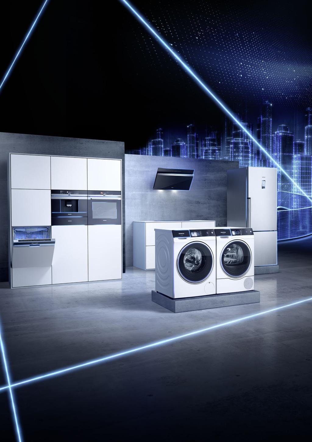 Svět plný možností. Připojený k vašemu domovu. Stáhněte si aplikaci Home Connect Přivítejte budoucnost.