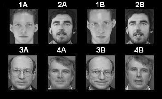 Obr. 5.8: Tváře uživatelů Vstupní obraz tváře je na obr. 5.9.
