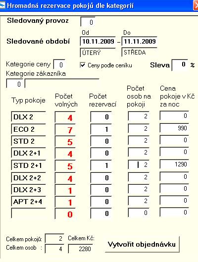 který uzavřete křížkem v pravém horním rohu. Pak stiskněte ikonu Hromadně dle kategorií.