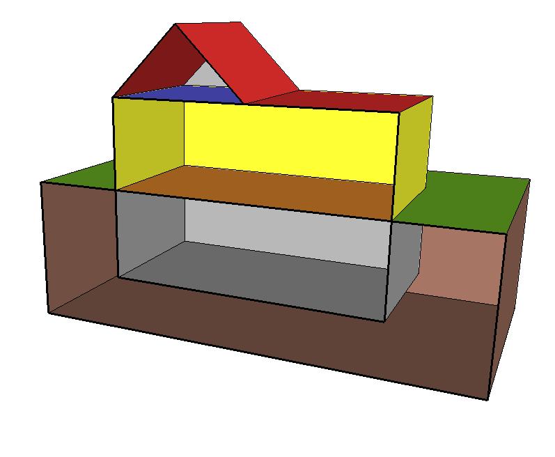 Činitel teplotní redukce b k exteriéru: θ e =-13 C b = (θ i θ e ) /