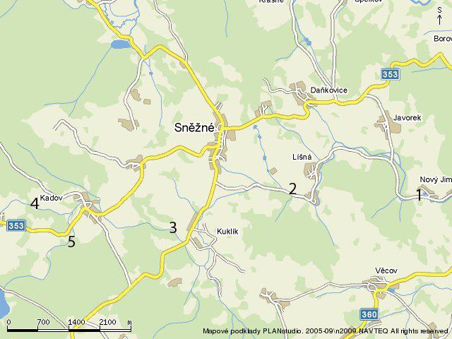 214 I. Sukop, J. Šťastný, T. Vítek, T. Brabec SLEDOVANÉ LOKALITY Zájmové území se sledovanými lokalitami jsou zachyceny v mapě 1.