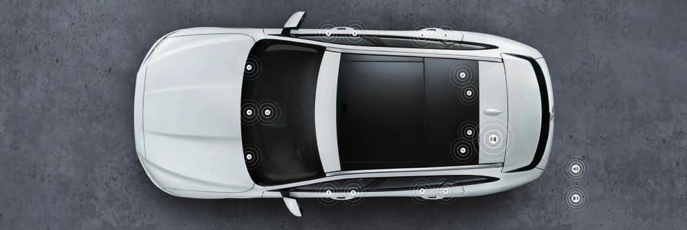 AUDIOSYSTÉMY Interiér vozu je ideálním místem pro poslech vaší oblíbené hudby. Jaguar F-PACE nabízí výběr ze tří různých audiosystémů, které vdechnou vaší hudbě život.