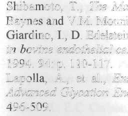 , Gerontology, 1991. 37: p. 152. 60. Brownlee, M., et a1., Science 1986. 232: p. 1629. 61. B lakytny, B. and I I Harding, Exp. Eye. Res., 1992.54: p. 509. 62. Vasan, S, et al., Nature, 1996. 382: p.