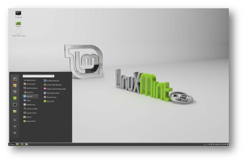 1. Zadání 1.1 Popis systému Operační systém Linux Mint s rozhraním Cinnamon je dle mnoha statistik nejrychleji rostoucí distribucí mezi uživateli Linuxových systémů.