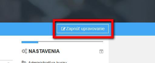 2. Z POHLEDU TVŮRCE KURZU A TUTORA 2.1 SPRÁVA KURZŮ Kurzy se zakládají automaticky ze systému MAIS. U takto založených kurzů není možné měnit jejich název ani umístění ve struktuře kategorií.