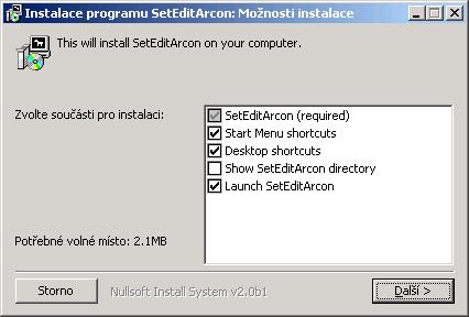 2 Instalace Požadavky systému: Počítač s Windows 95/98/ME/NT/2000/XP, jedním volným sériovým portem a 20 MB volného místa na disku.