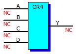 2.9.33 OR2 Logický sou et dvou Logický sou et dvou binárních signál Y=A+B OR2 A Vstupní binární signál Y Výstupní binární signál B Vstupní binární signál 2.9.34 OR3 Logický sou et t í Logický sou et t í binárních signál Y=A+B+C OR3 A Vstupní binární signál Y Výstupní binární signál B Vstupní binární signál C Vstupní binární signál 2.