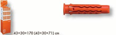 průměrem / Bezpečnostní faktor 5 / 1 kn 100 kg / 1) Vrut do dřevotřísky Katalogové číslo Hmoždinka a vrták Délka hmoždinky Typ vrutu do dřeva / Typ metrického Balení Ø dřevotřísky Ø šroubu 1050050 5
