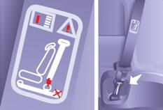 Bezpečnostní pásy 113 Bezpečnostní pásy na sedadlech vzadu (7 míst) V 2.