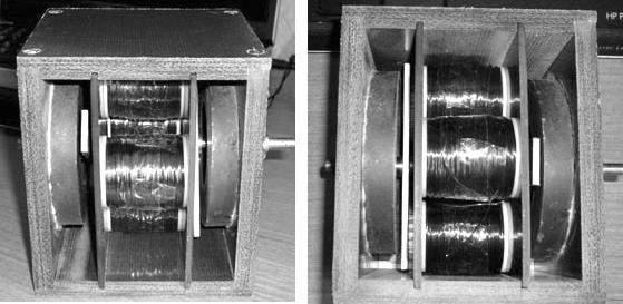 Na fotografii Obr. 147 znázorňuje provedení generátoru podle schématu Kualle, který byl vyvinut a testován u nás v roce 2010, v St. Petersburg, JSC rezonance.