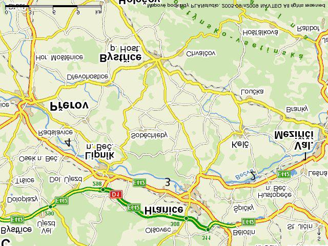 160 L. Mackovík, I. Sukop, M. Holzer, P. Spurný 1: Mapa zájmového území 1: Map of the study area 17 m, hloubka vody dosahuje 100 120 cm.