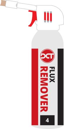 Na trhu je vhodných přípravků celá řada, obvykle pod názvem flux remover. Autor článku nejraději používá produkt společnosti DCT pod názvem FLUX REMOVER 4.