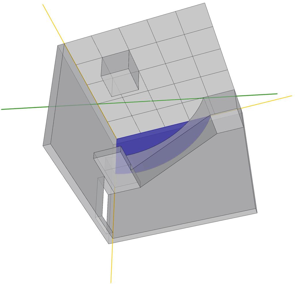 FA ČVUT, Deskriptivní geometrie I, ZS 2017/18, Rys č. 2 Příklad 2 Příklad 2 A3 na šířku LP: H[23 ; 18], v h = 1600 mm, d = 32 Základní rovina π lineární perspektivy je souřadnicová rovina (x,y).