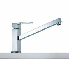 DPH 7 400 Kč bez DPH FG 3550 detail páky Baterie páková směšovací otočná tlaková s vytahovací koncovkou osazenou perlátorem poovaná sprchová hadice 150 cm Připojení: hadičky 30 cm FG 3550.031 (115.