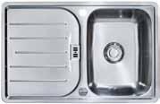 Franke Aquatik AQX 614 spodní skříňka od 450 mm materiál 8 687 Kč (vč. DPH) 7 300 Kč (bez DPH) miska AQX 654 112.0006.086/901.240.020 cena: 1 904 Kč (vč.
