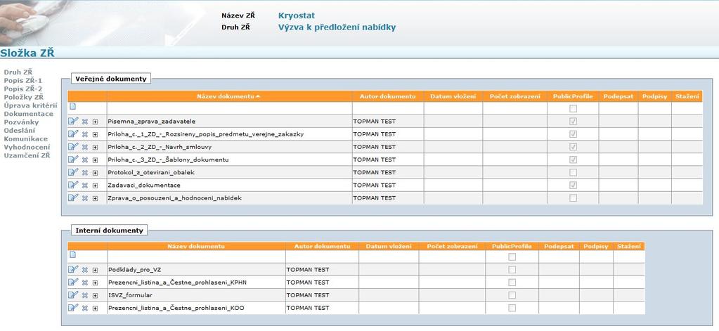 1. 3. 2. 4. Dokumenty, které chce administrátor resp.