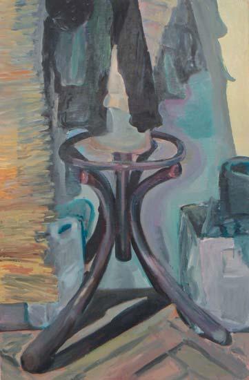 Z cyklu Větší zátiší, olej na plátně, 140 91 cm, 2008/2009 From the cycle Bigger still lifes, oil on canvas, 140 91 cm, 2008/2009 Důvodů k obrazu bývá víc.