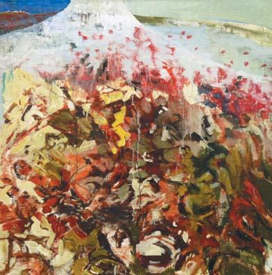 plátně, 2008 V mechu, 35x55 cm, olej na